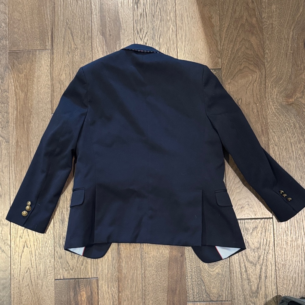 Boys Navy Sport Coat with Gold Buttons - Picture 3 of 3